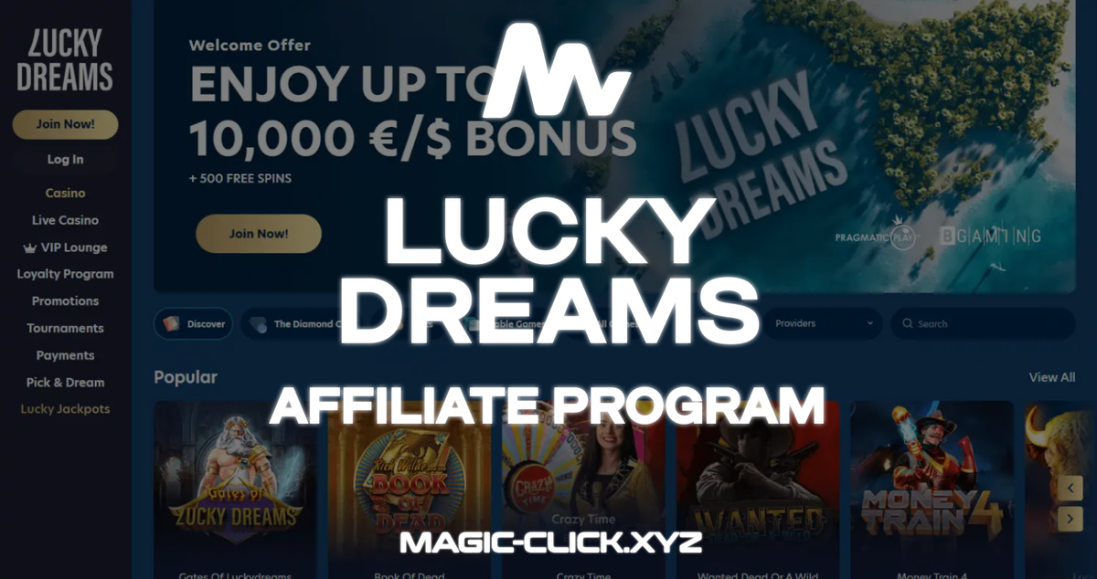 Lucky Dreams Casino Affiliate Program