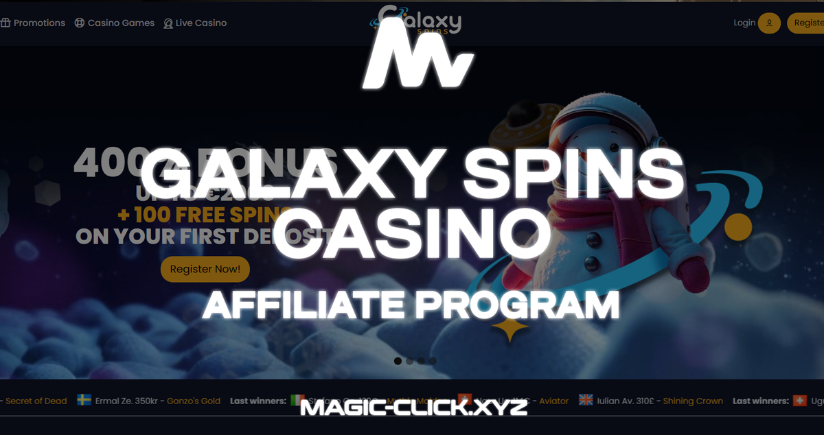 Galaxy Spins Casino - Affiliate Program