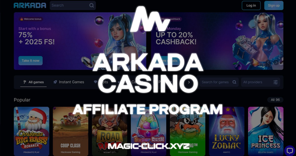 Arkada casino affiliate program