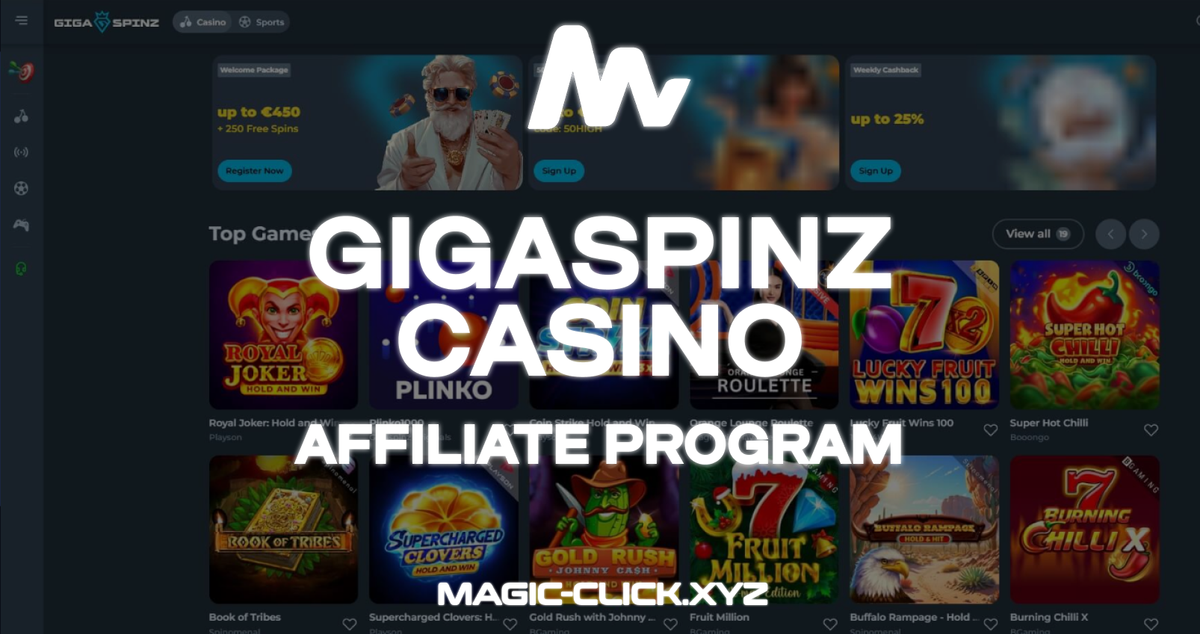 Gigaspinz Casino Affiliate Program