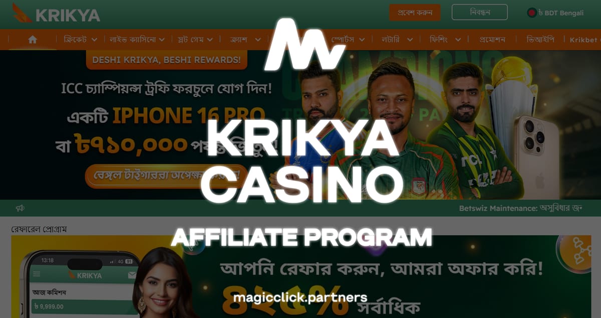 Krikya Casino Affiliate Program