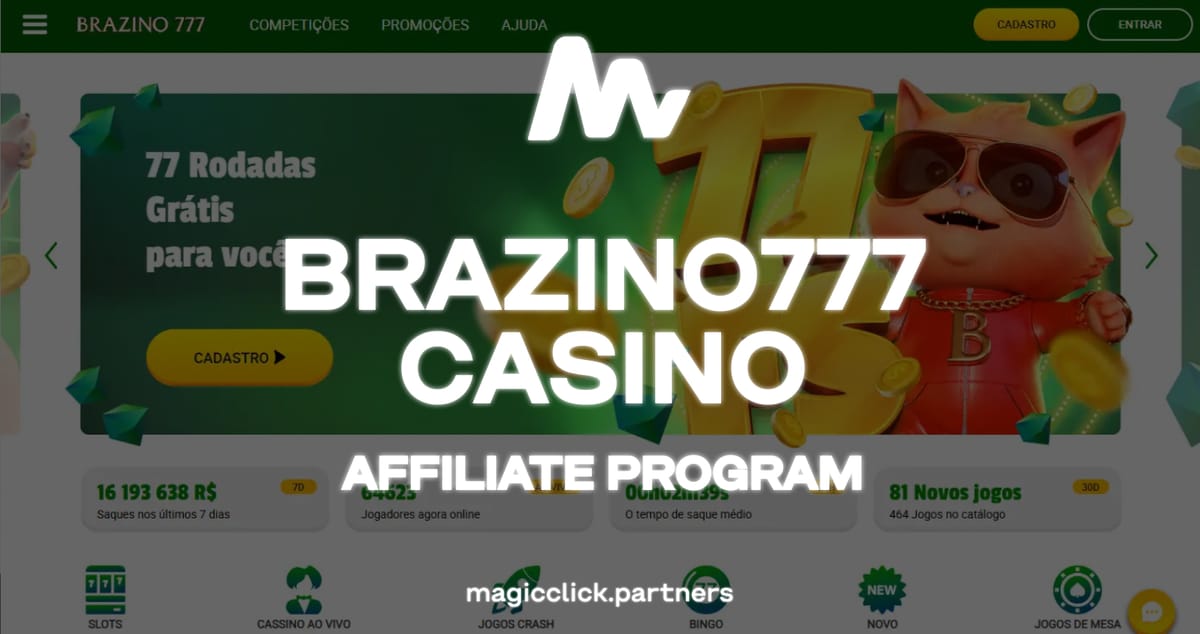 Brazino777 Casino Affiliate Program