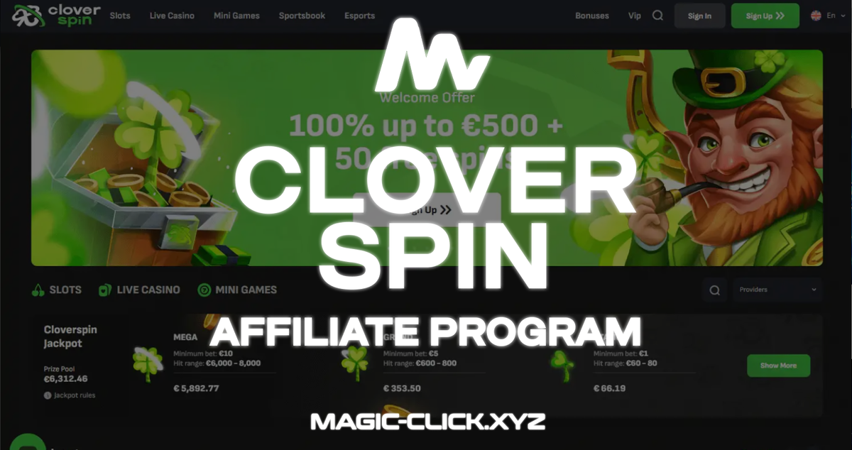 CloverSpin Casino Affiliate Program