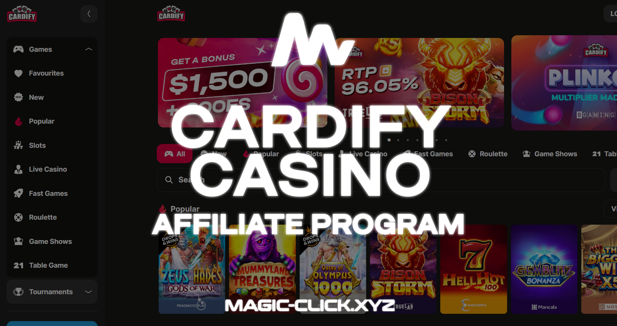 Cardify Casino Affiliate Program