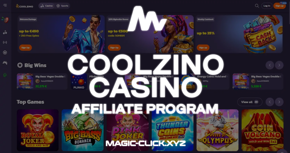 Coolzino Casino Affiliate Program