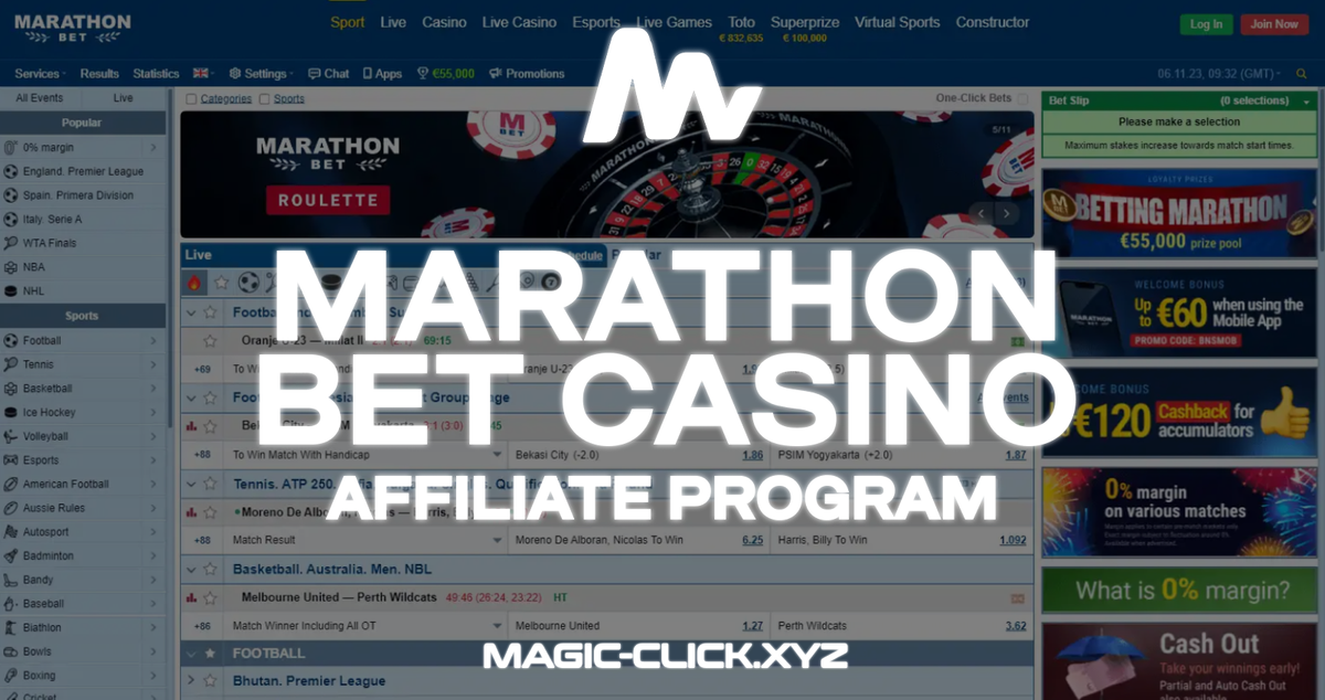 Marathonbet Casino Affiliate Program