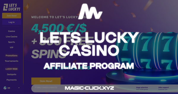 LetsLucky Casino affiliate program