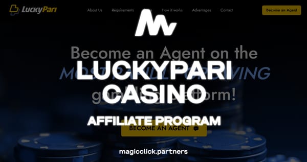 Luckypari casino affiliate program